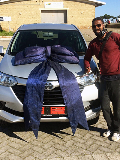 Kenako Loyiso Mfuku car donation