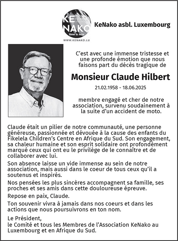 Deces Claude Hilbert Deces Claude Hilbert